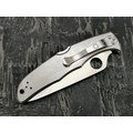 Нож Spyderco Endura 4 Stainless Serrated C10S, сталь VG-10 satin, рукоять Stainless Steel