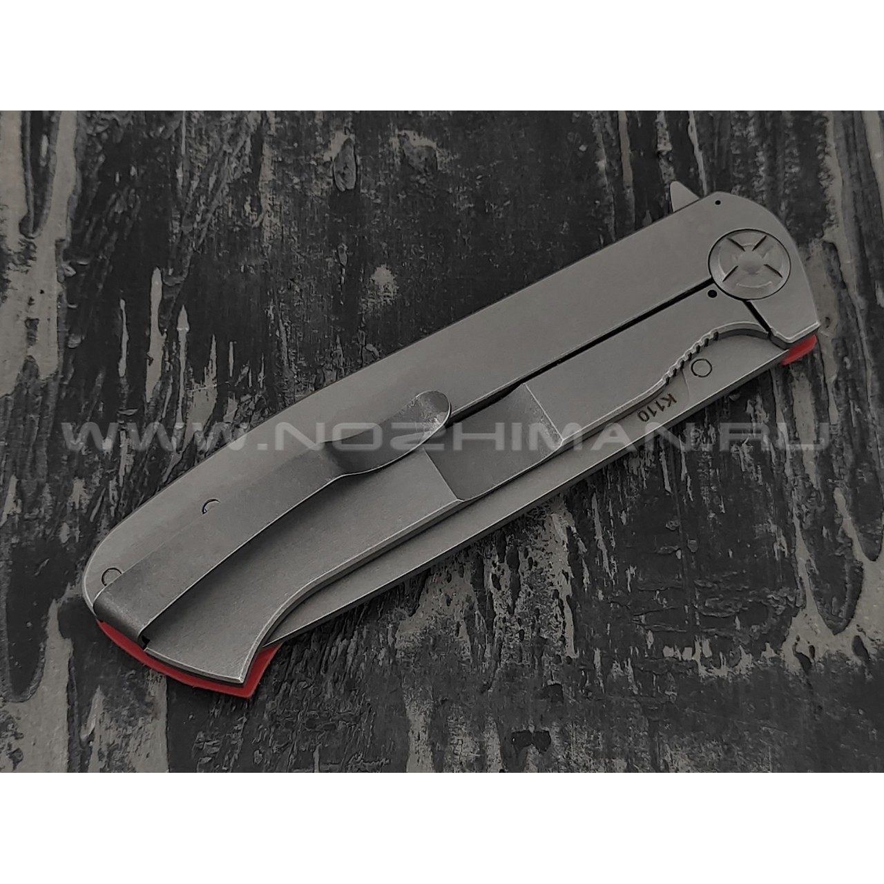 Нож SARO Чиж Next красный сталь K110, рукоять G10