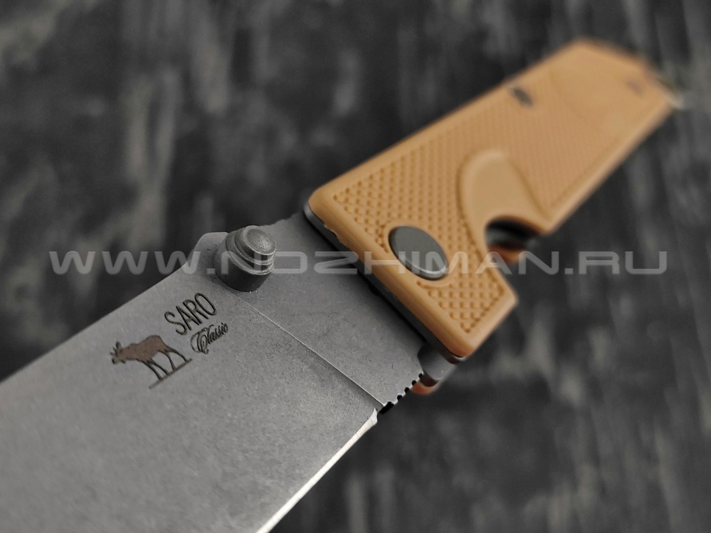 Нож SARO Грибник сталь К110, рукоять ABS