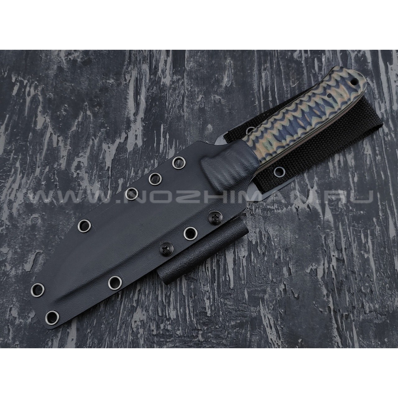 Апус нож Raider Bush сталь N690, рукоять G10 camo