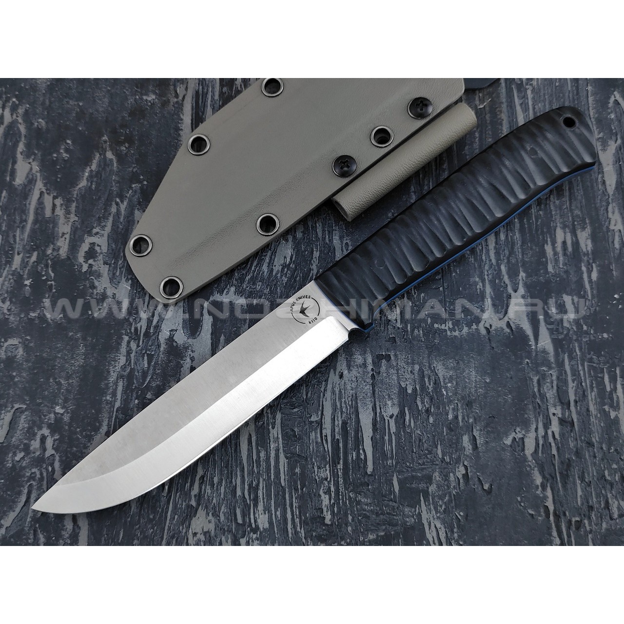 Апус нож Raider Bush сталь K110, рукоять G10 black