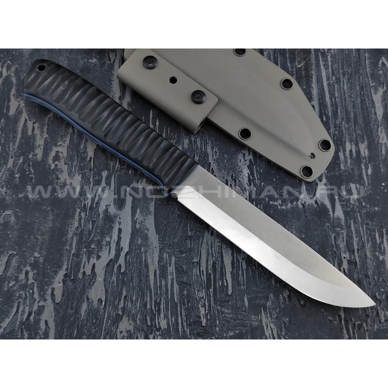 Апус нож Raider Bush сталь K110, рукоять G10 black
