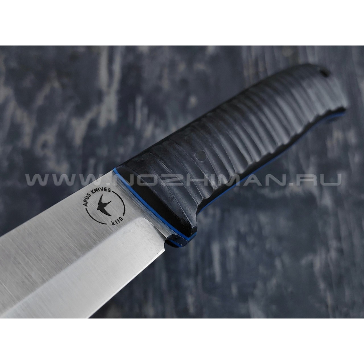 Апус нож Raider Bush сталь K110, рукоять G10 black