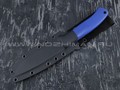 Apus Knives нож Destruktor сталь N690, рукоять G10 blue