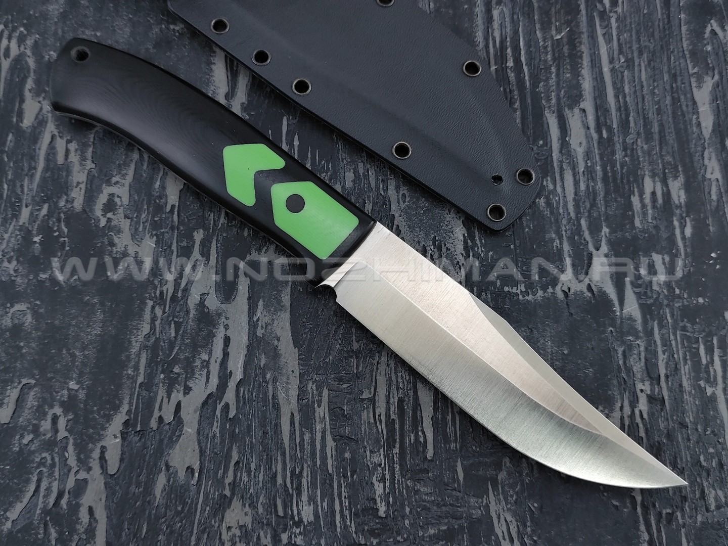 Apus Knives нож Destruktor WEST сталь N690, рукоять G10 black & green