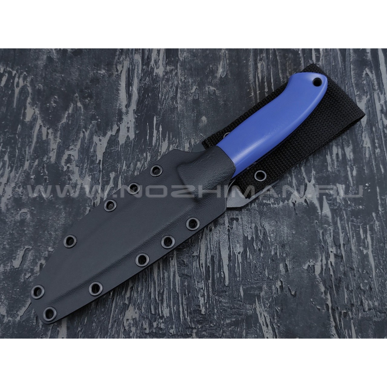 Апус нож Guard Dog сталь K110, рукоять G10 blue