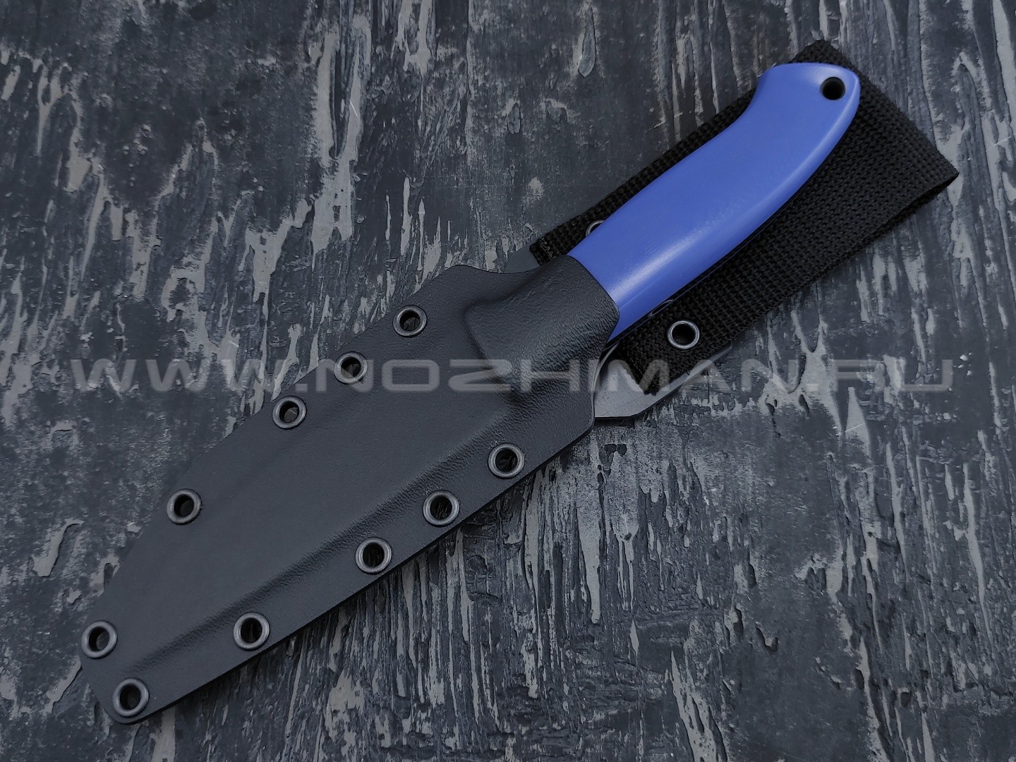 Apus Knives нож Guard Dog сталь K110, рукоять G10 blue