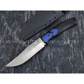 Апус нож Destruktor WEST сталь N690, рукоять G10 black & blue