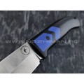 Апус нож Destruktor WEST сталь N690, рукоять G10 black & blue