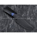 Апус нож Destruktor WEST сталь N690, рукоять G10 black & blue