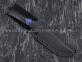 Apus Knives нож Destruktor WEST сталь N690, рукоять G10 black & blue
