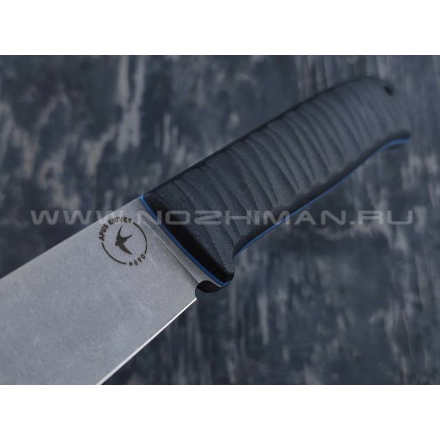 Апус нож Райдер Мини сталь N690, рукоять G10 чёрный