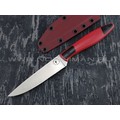 Апус нож Paring сталь N690, рукоять G10 red & black