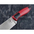 Апус нож Paring сталь N690, рукоять G10 red & black