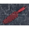 Апус нож Paring сталь N690, рукоять G10 red & black