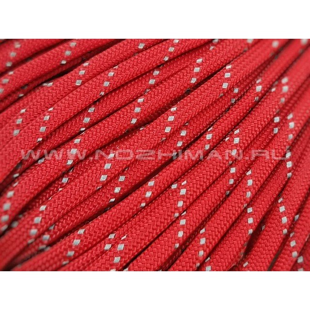 Paracord 550 Reflective Red (Светоотражающий)