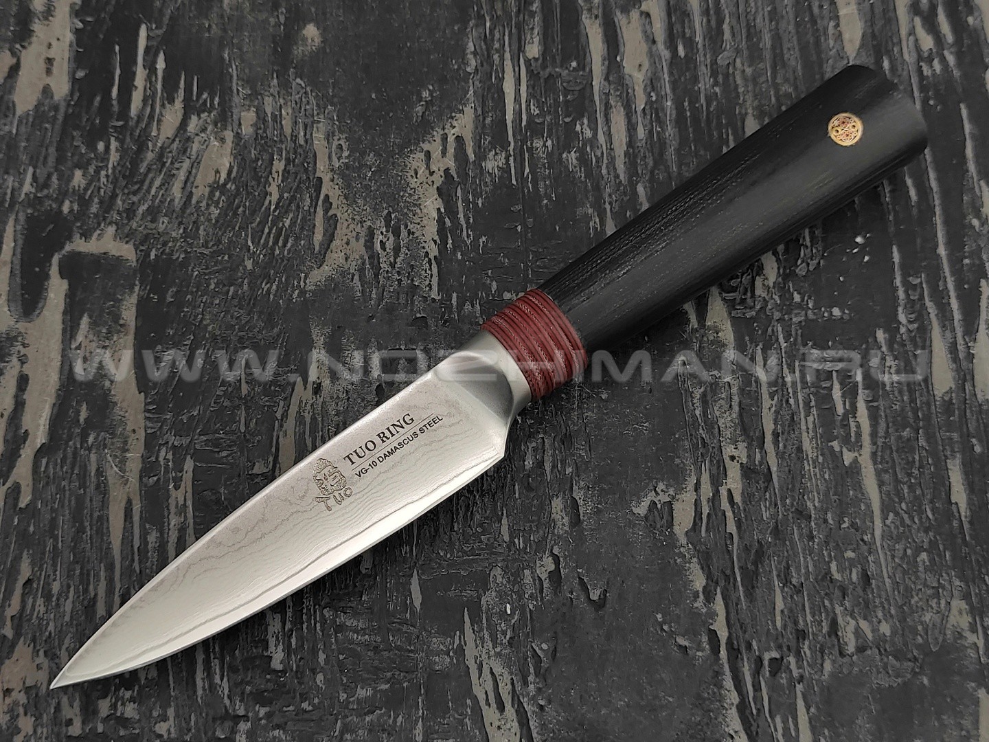 Нож TUOTOWN овощной TC0304 сталь ламинат VG10, рукоять G10