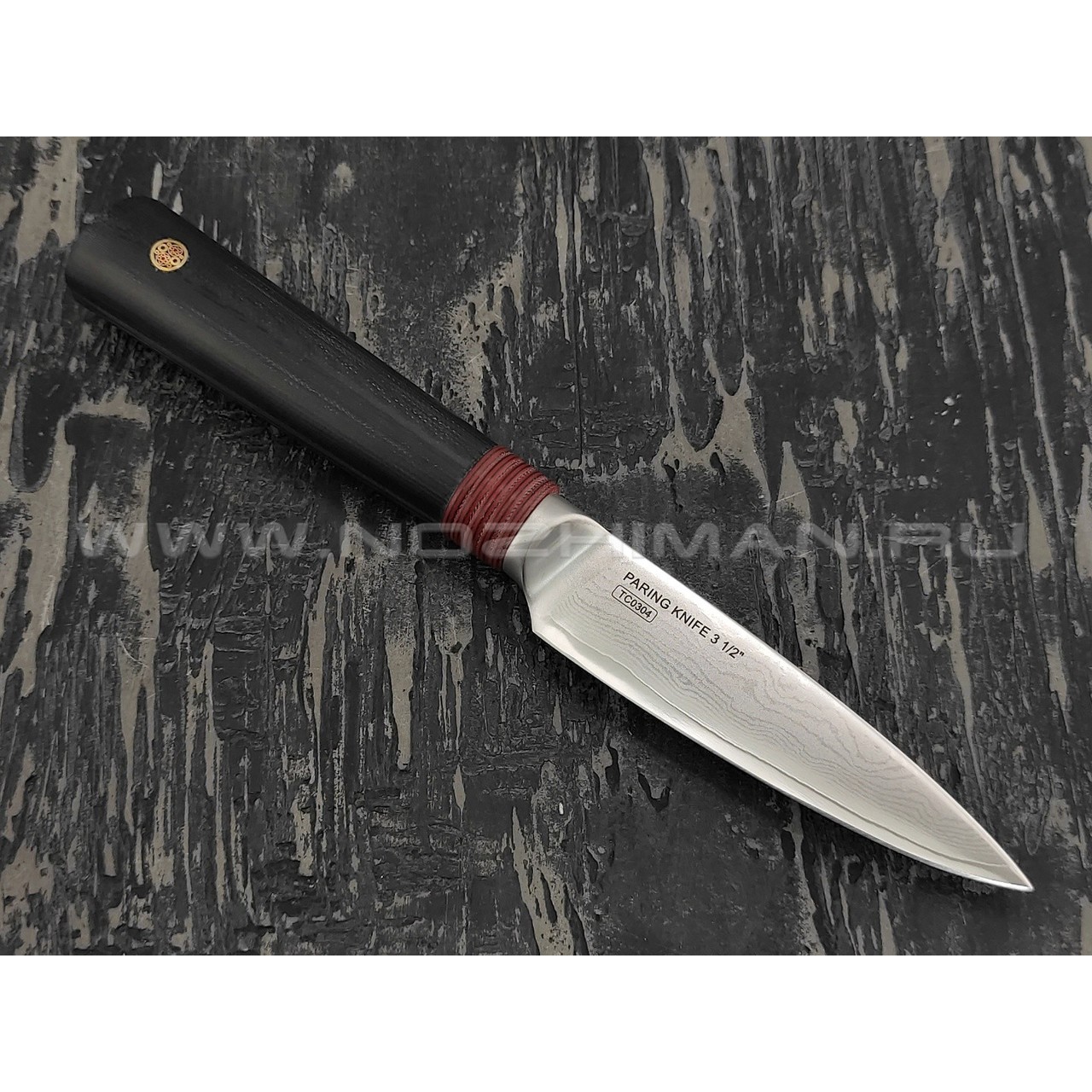 Нож TUOTOWN овощной TC0304 сталь ламинат VG10, рукоять G10