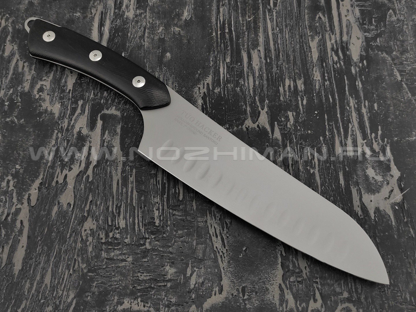 Нож TUOTOWN Hacker Santoku TC0102 сталь 440A, рукоять blackwood