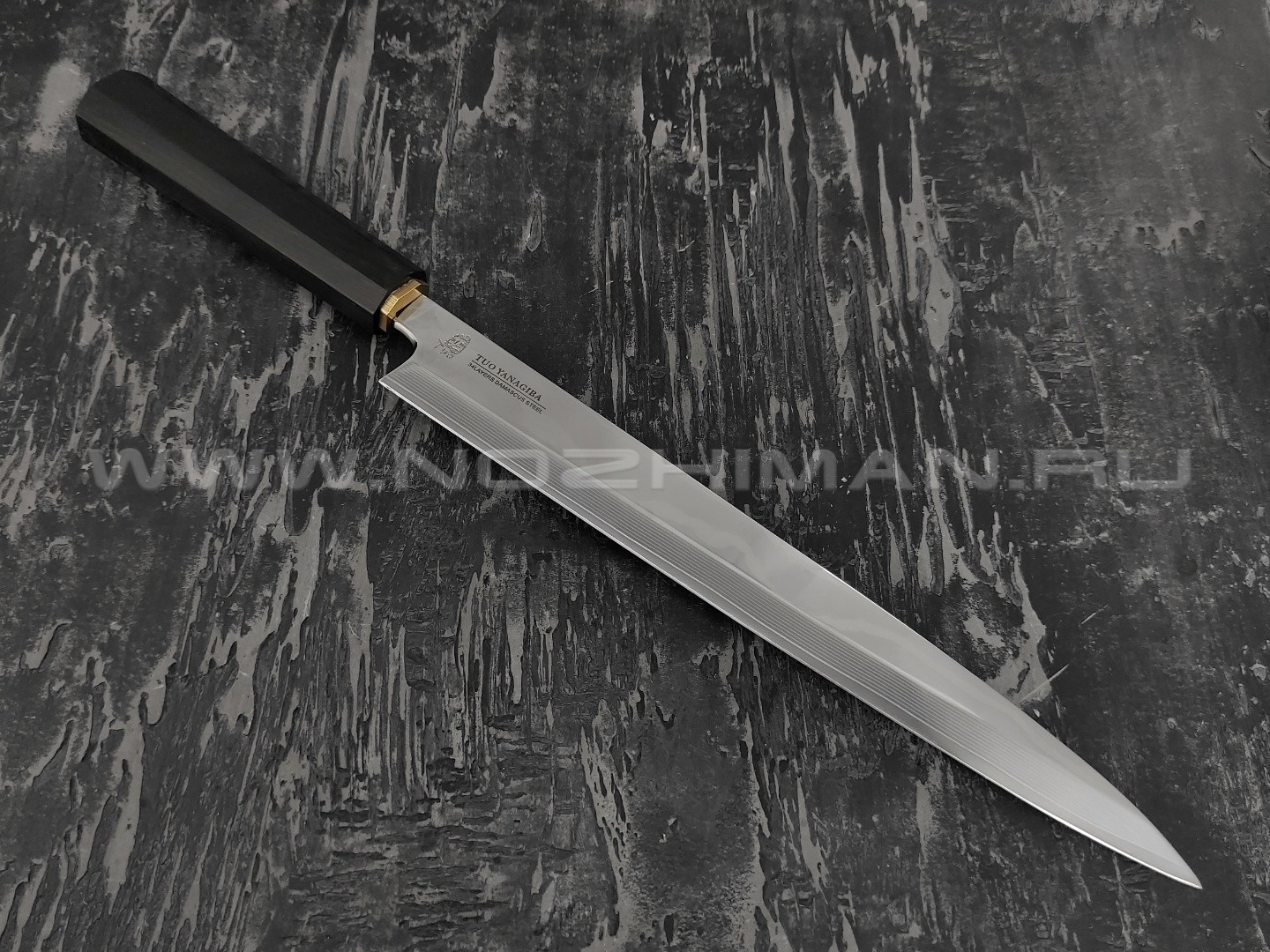 Нож TUOTOWN Yanagiba TC0406PS сталь ламинат VG10, рукоять blackwood