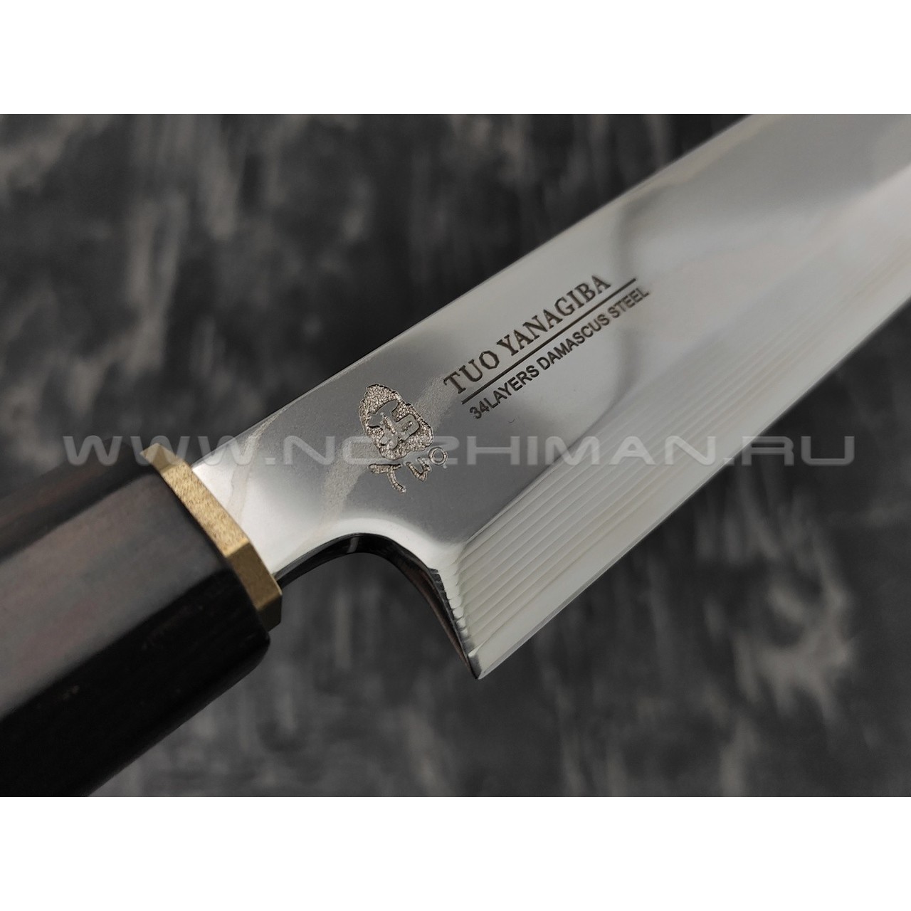Нож TUOTOWN Yanagiba TC0406PS сталь ламинат VG10, рукоять blackwood
