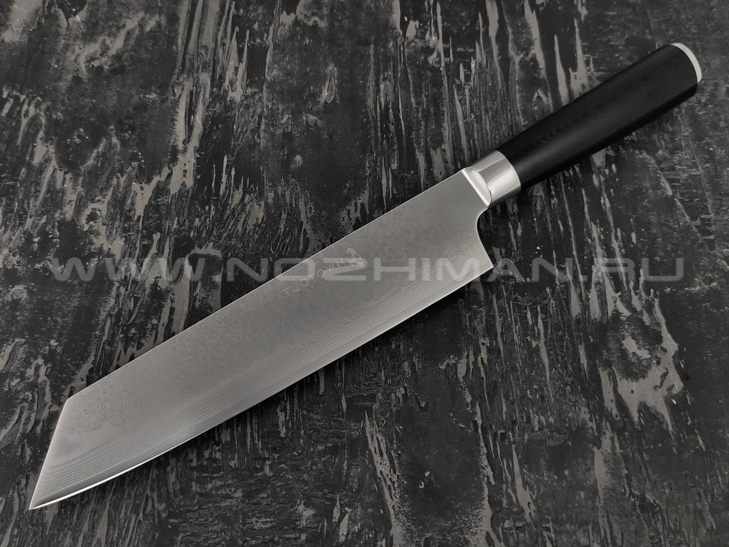 TuoTown нож Honesuki TG-D7T дамасская сталь VG10, рукоять G10