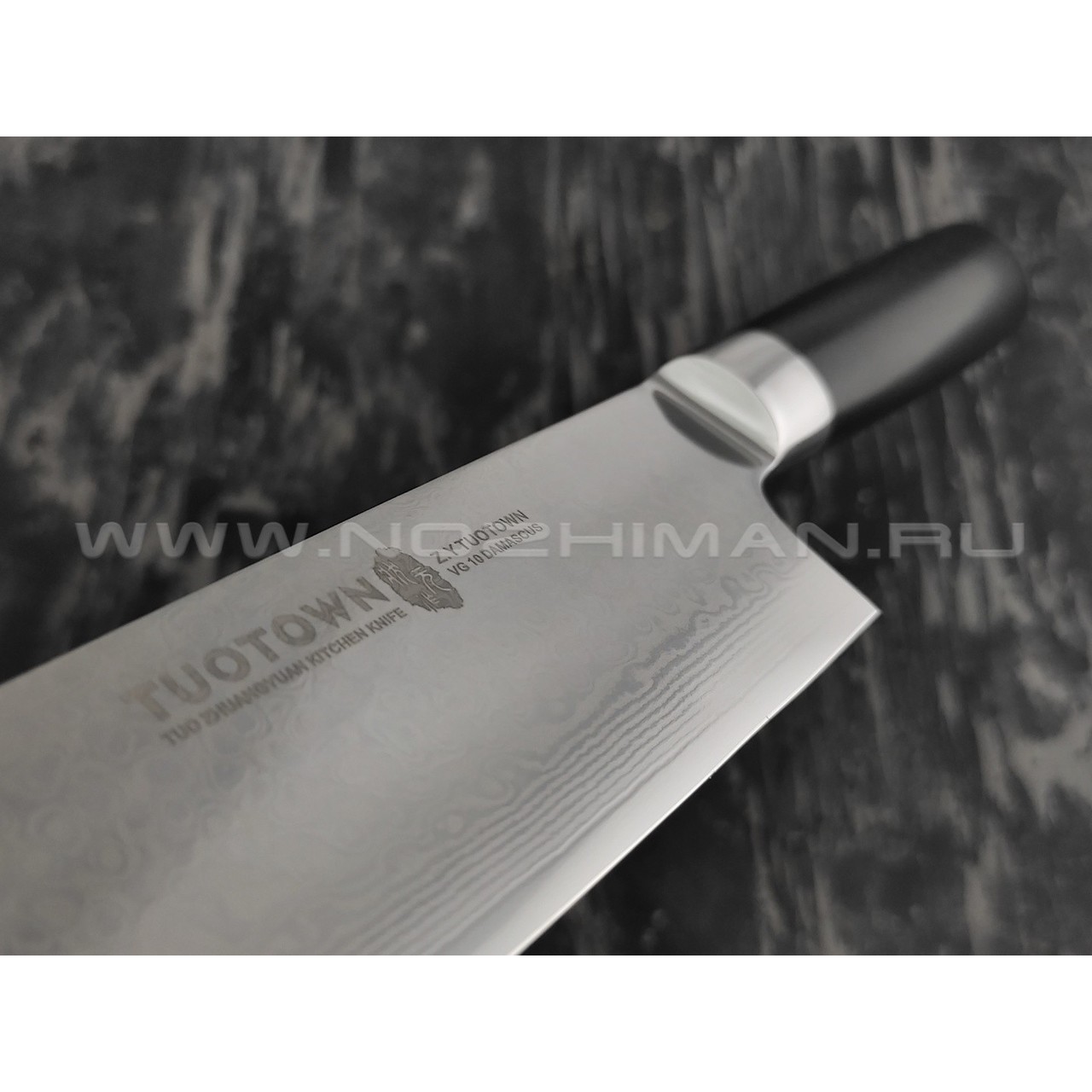 TuoTown нож Honesuki TG-D7T дамасская сталь VG10, рукоять G10