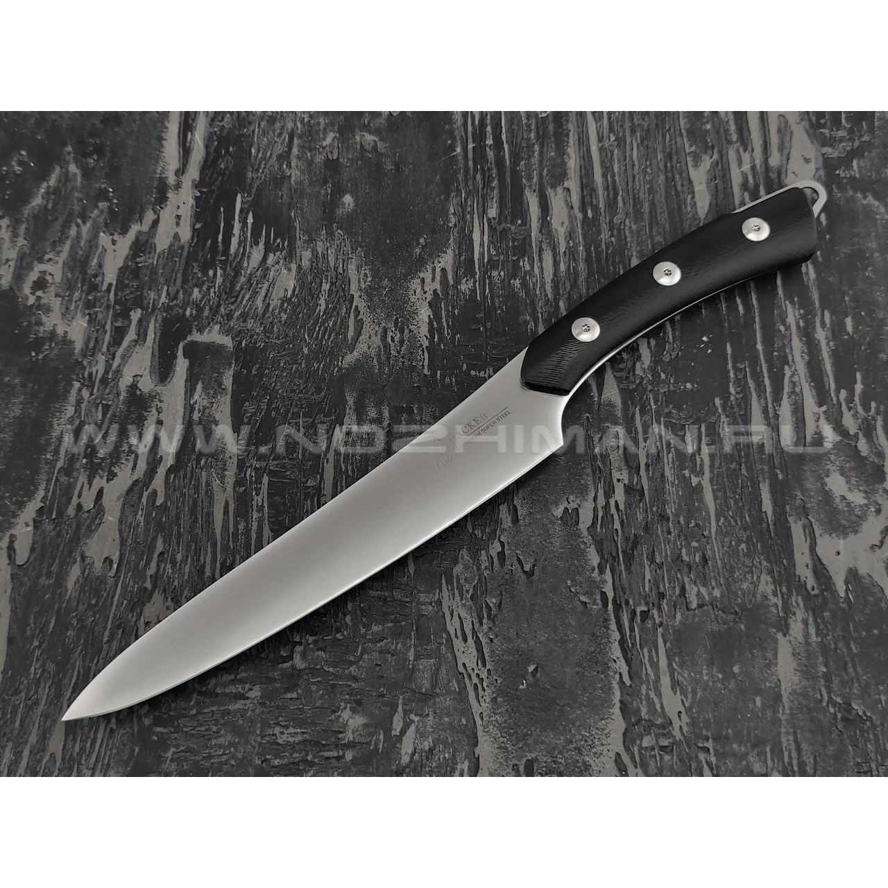 Нож TUOTOWN Hacker универсальный TC0104M сталь 440A, рукоять blackwood
