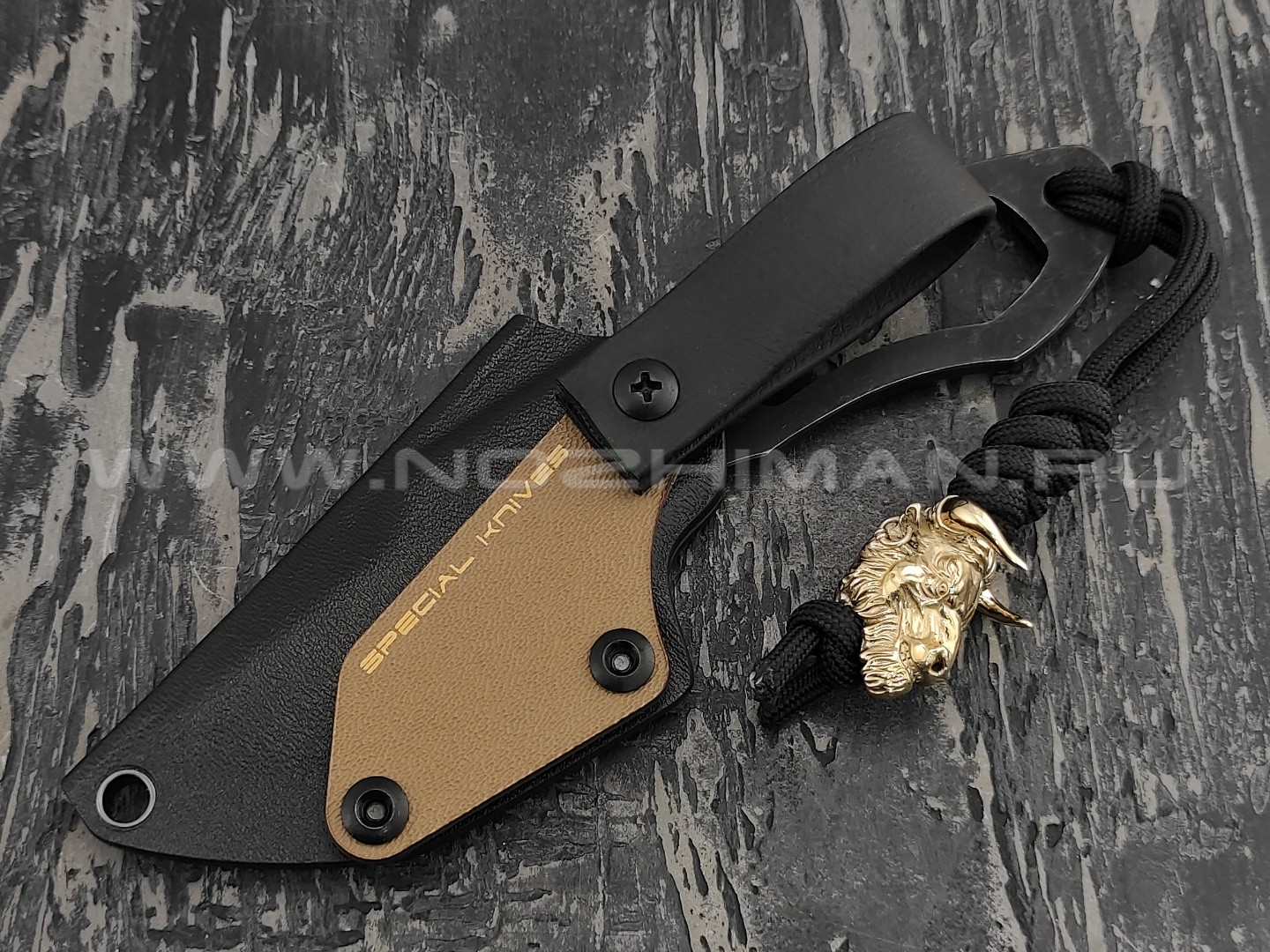 Нож SK Bull сталь Aus-8 blackwash, рукоять сталь