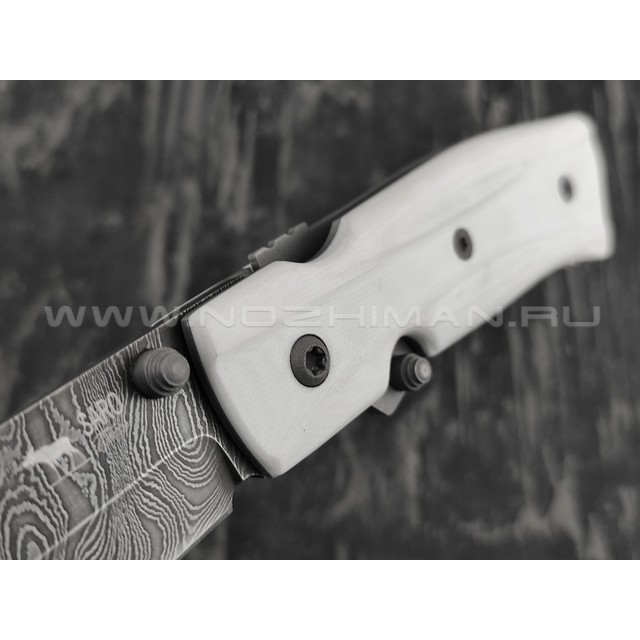 Нож SARO Wild West дамасская сталь, рукоять G10
