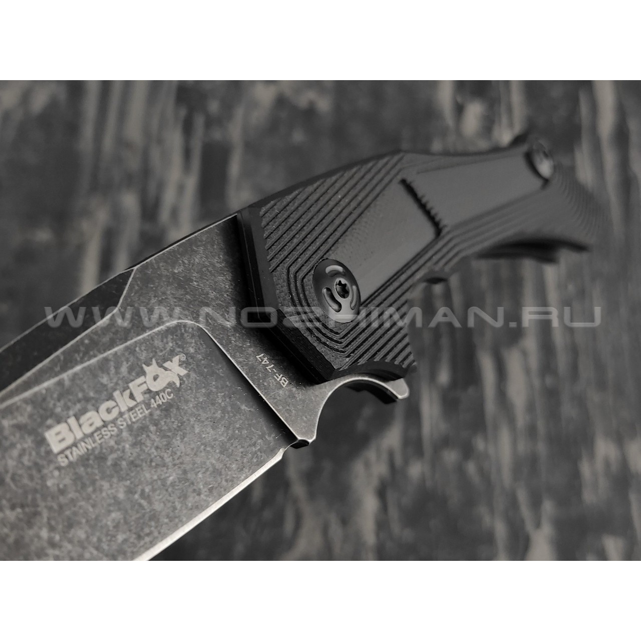Нож Black Fox BF-747 MUNIN сталь 440С, рукоять G10