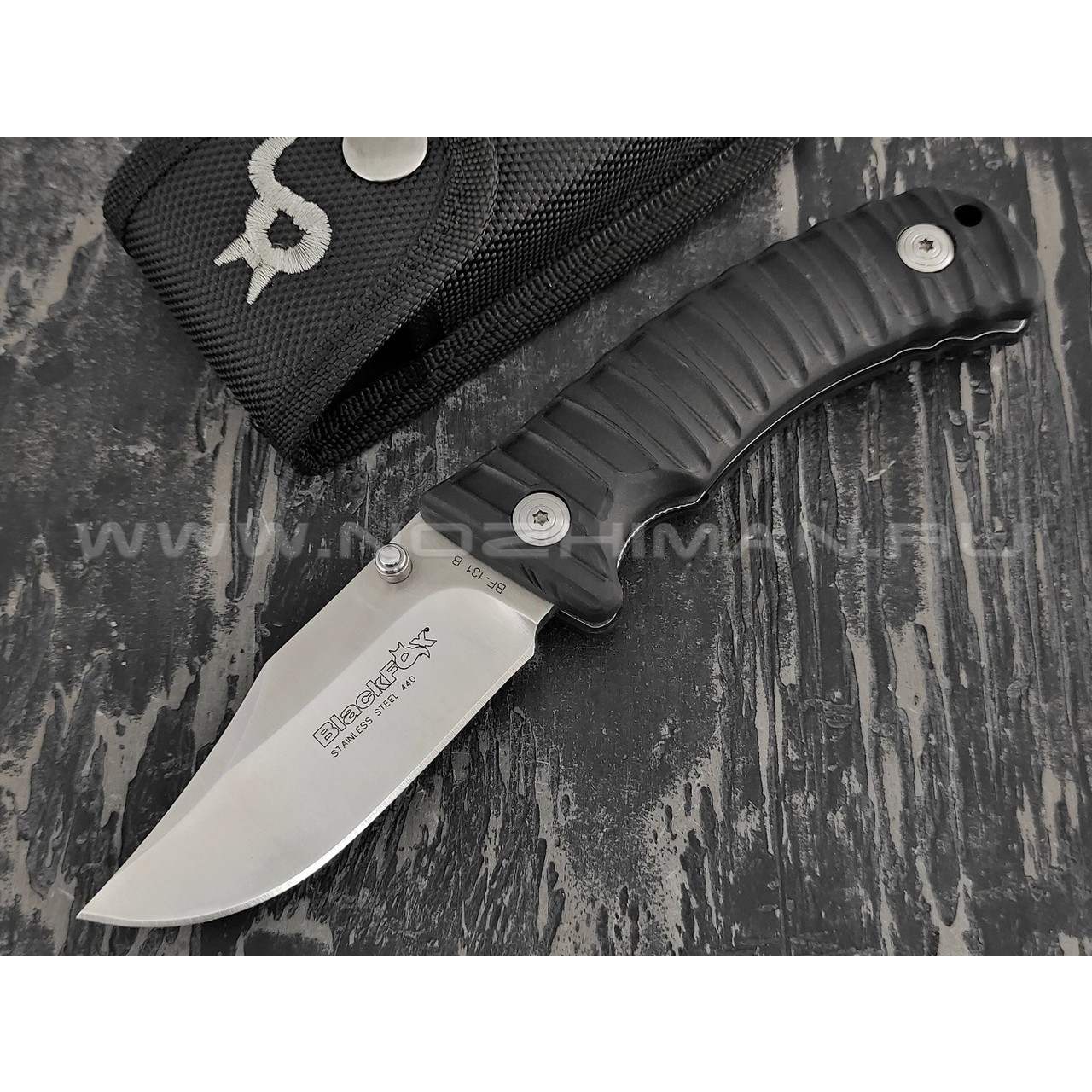 Нож Black Fox BF-131B CLIP POINT сталь 440, рукоять GFN