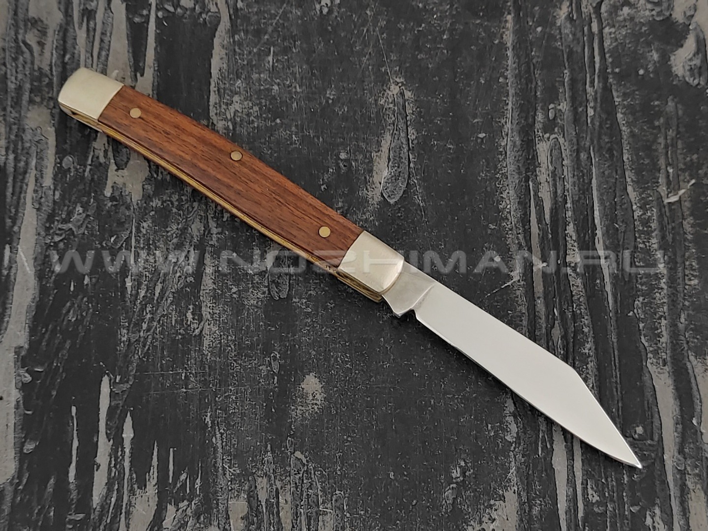 Нож Fox 627/1 сталь 420HC, рукоять дерево палисандр