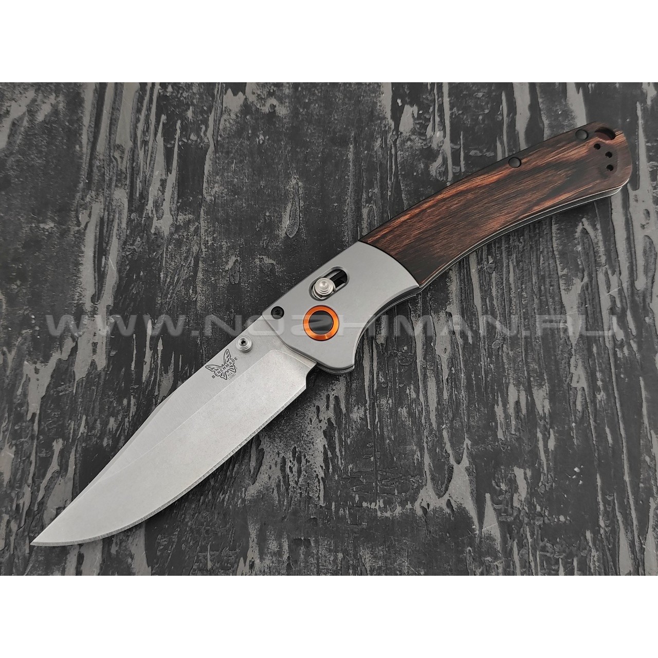 Нож Benchmade 15080-2 CROOKED RIVER сталь CPM-S30V, рукоять ironwood