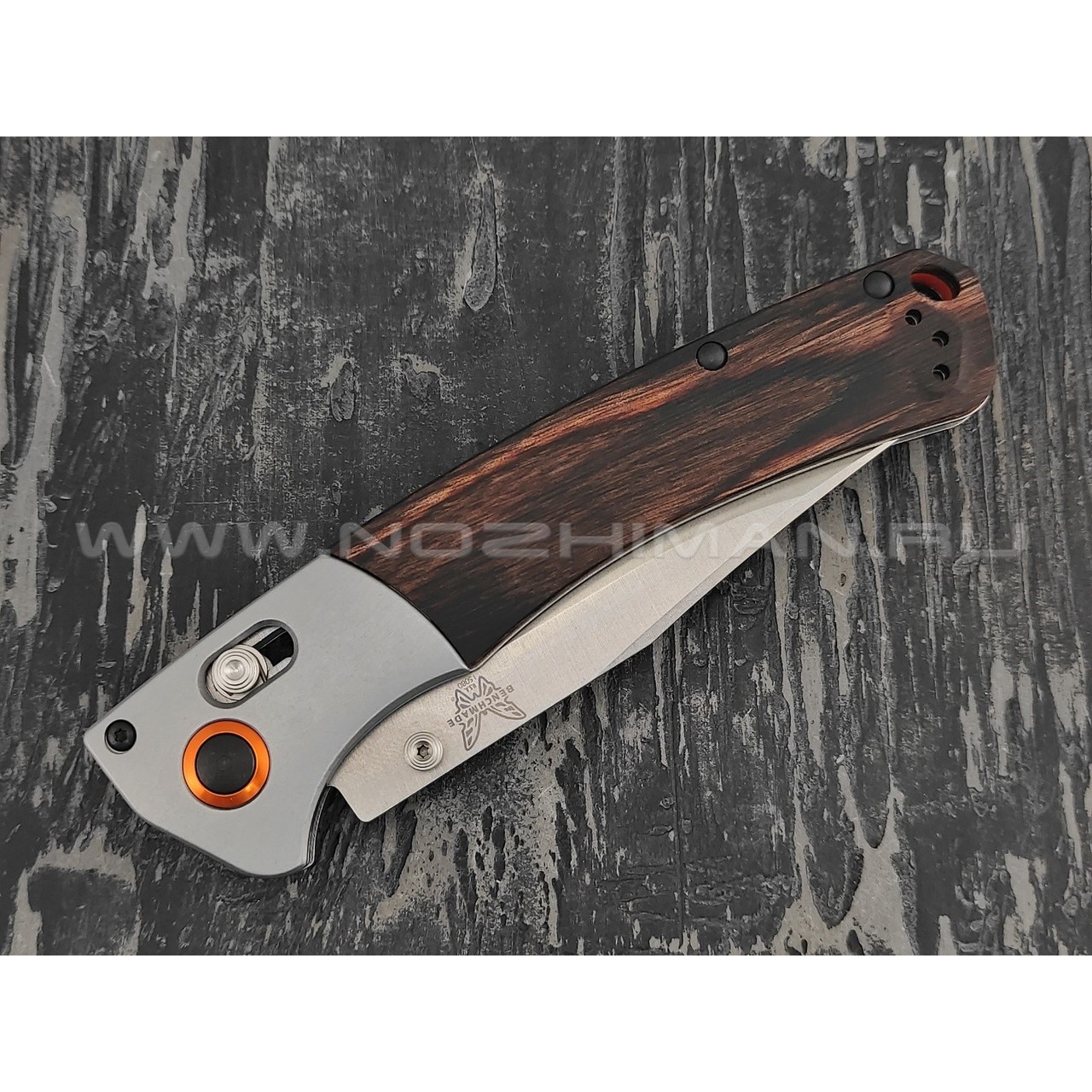 Нож Benchmade 15080-2 CROOKED RIVER сталь CPM-S30V, рукоять ironwood
