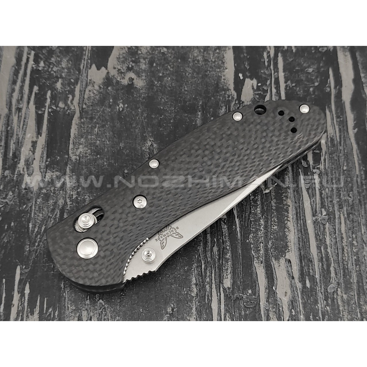 Нож Benchmade CU551-SS-S90V Custom GRIPTILIAN сталь CPM-S90V, рукоять carbon