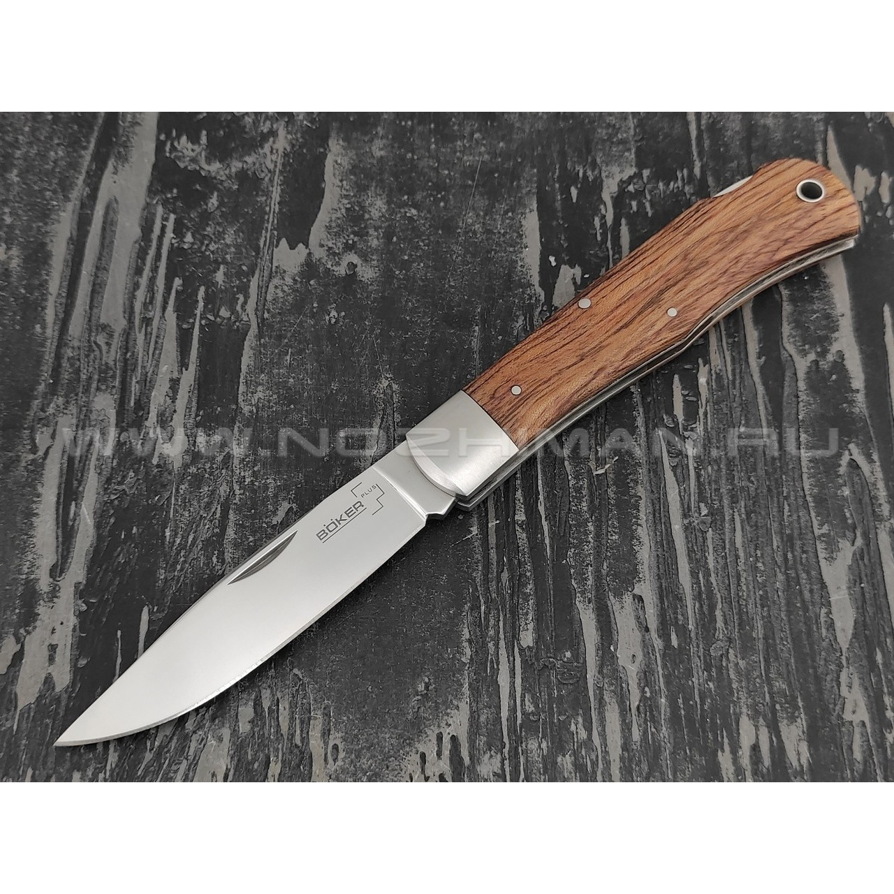 Нож Boker Plus 01BO185 LOCKBACK BUBINGA сталь 440С, рукоять бубинга