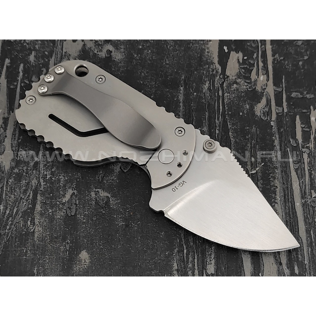 Нож Boker Plus 01BO605 SUBCOM TITAN сталь VG10, рукоять титан