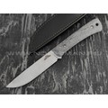 N.C.Custom нож Camper сталь Aus-10 стоунвош, рукоять микарта, ножны кожа N.C.Custom нож Camper сталь Aus-10 стоунвош, рукоять микарта, ножны кожа