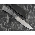 N.C.Custom нож Camper сталь Aus-10 стоунвош, рукоять микарта, ножны кожа N.C.Custom нож Camper сталь Aus-10 стоунвош, рукоять микарта, ножны кожа