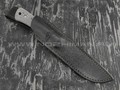 N.C.Custom нож Camper сталь Aus-10 stonewash, рукоять микарта, ножны кожа