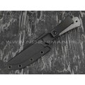 N.C.Custom нож Camper сталь X105 блэквош, рукоять микарта, ножны kydex