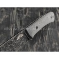 N.C.Custom нож Camper сталь X105 блэквош, рукоять микарта, ножны kydex