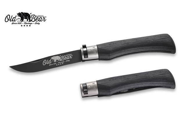 Нож Antonini Old Bear Laminate NSR ХL 9303/23_MNK нержавеющая сталь AISI 420 рукоять ламинат, никель