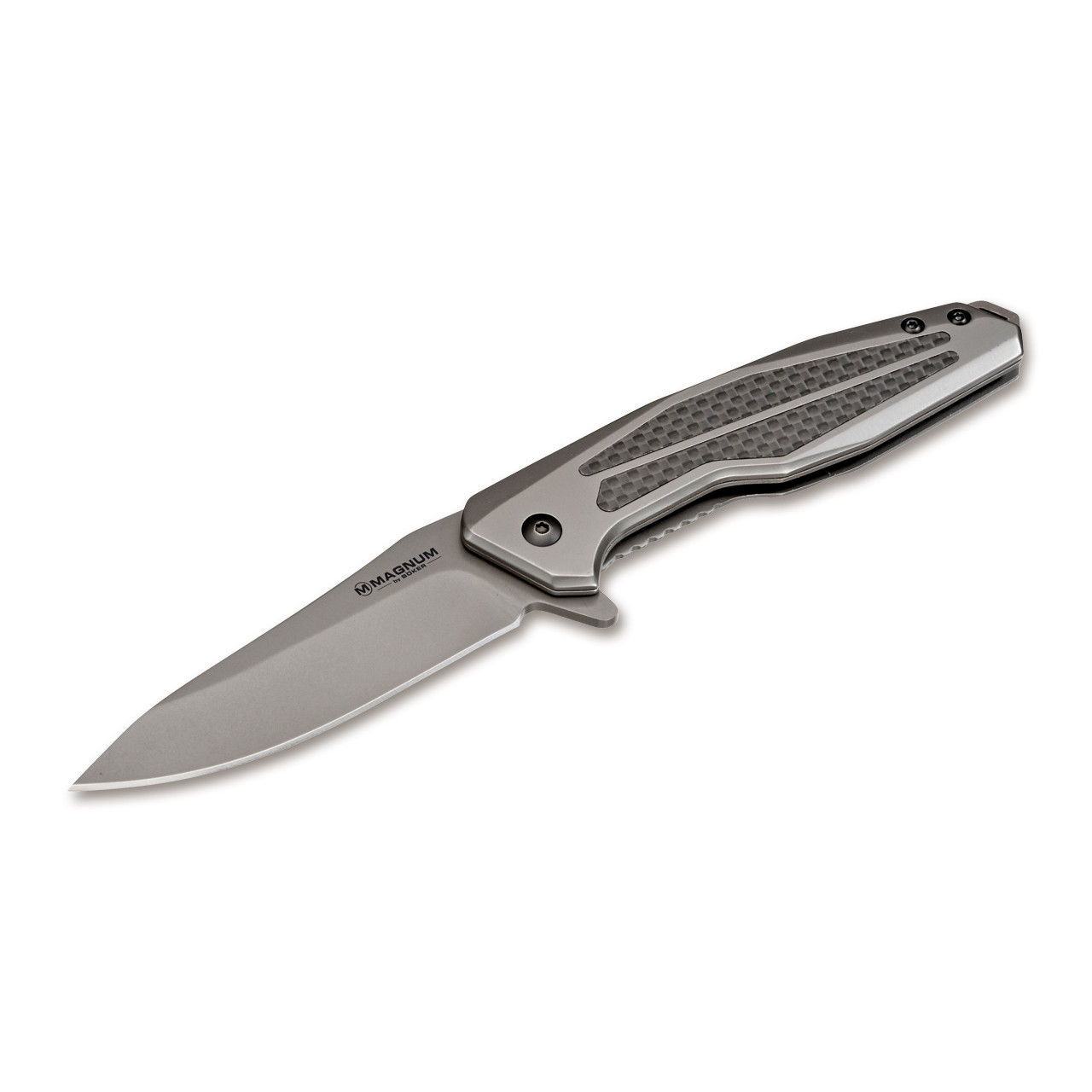 Нож Magnum Olisar 01RY847 сталь 440A рукоять stainless steel, carbon fiber