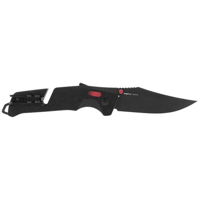 Нож SOG Trident AT - Black & Red 11-12-01-41 сталь CRYO D2 рукоять GRN
