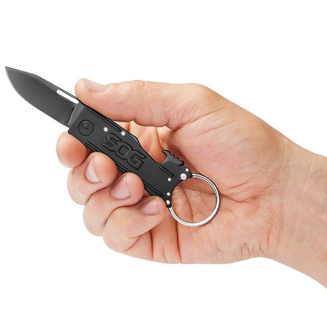 Нож SOG KeyTron Blackout KT1003 сталь 5Cr15MoV рукоять Stainless steel