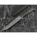 Нож Танто экспериментальный сталь K110, рукоять carbon (Егоров Г. М.)