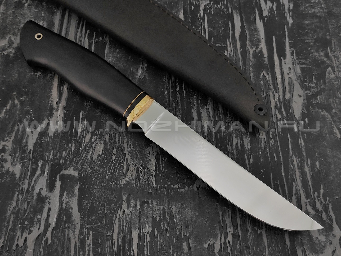 Нож "Тагил" сталь N690, рукоять черный граб (Тов. Завьялова)