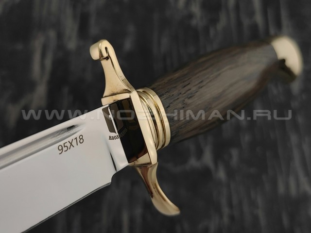 Нож "Финка НКВД" сталь 95Х18, рукоять мореный дуб (Наследие)